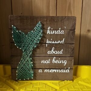 Primitives by Kathy Brown and Green Mermaid Wall Art